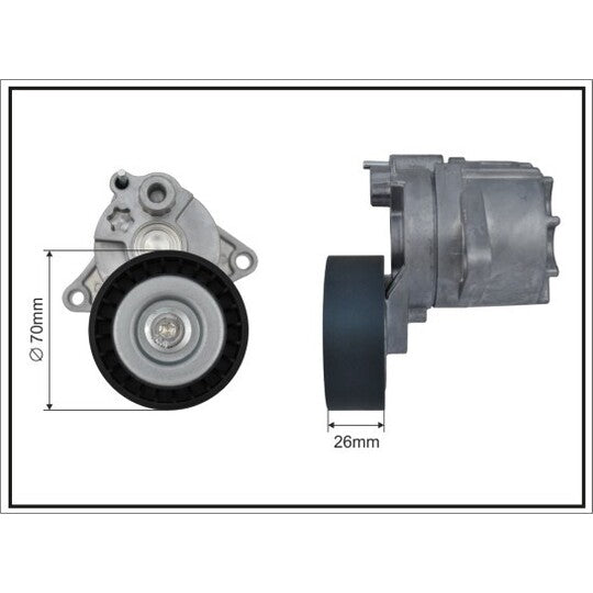 Caffaro Tensioner Lever, V-ribbed belt to suit Mercedes-Benz