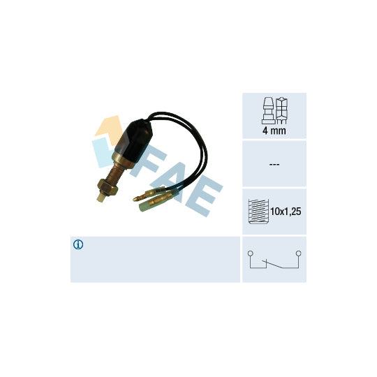 Fae 25080 Brake Light Switch to suit Honda, Isuzu