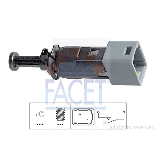Facet 7.1150 Brake Light Switch to suit Mitsubishi, Nissan, Renault