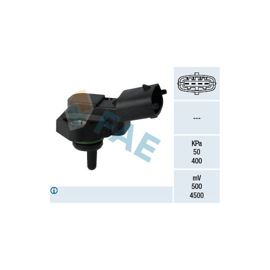 Fae Sensor, intake manifold pressure to suit Ford, VW, Iveco