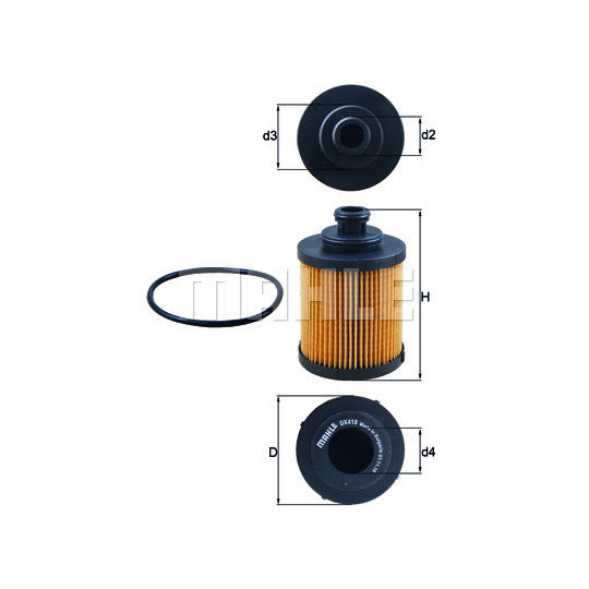 Knecht Oil filter to suit Ford, Fiat, Suzuki