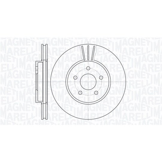 Magneti Marelli Brake Disc to suit Ford, Jaguar