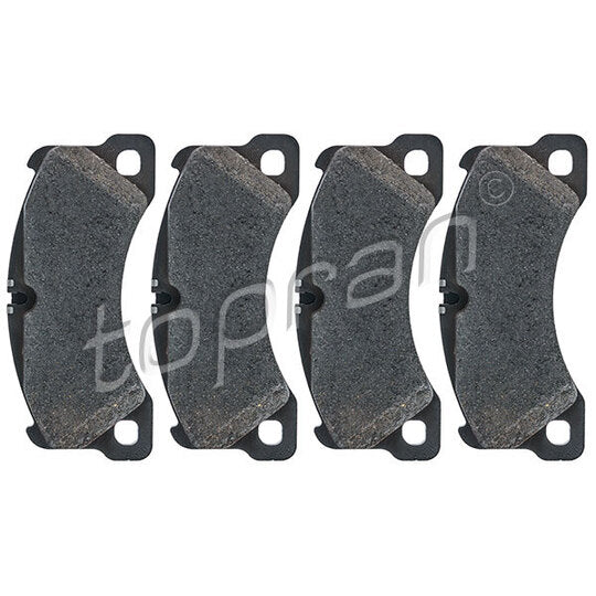 Topran Brake Pad Set, disc brake to suit VW, Porsche