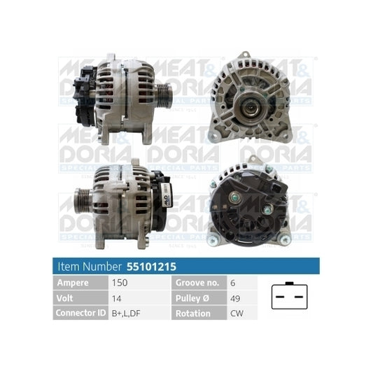Meat & Doria Alternator to suit Renault