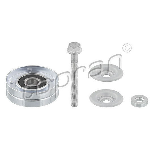 Topran Deflection/Guide Pulley, v-ribbed belt to suit VW, Bugatti, Seat