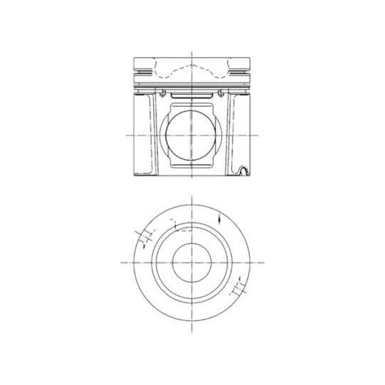 Kolbenschmidt Piston to suit Scania