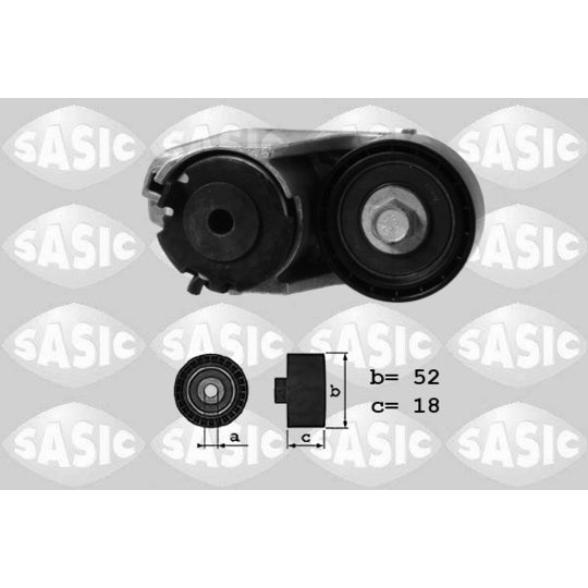 Sasic Belt Tensioner, v-ribbed belt to suit Ford