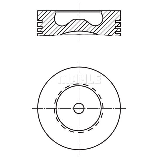 Mahle Piston to suit Ford