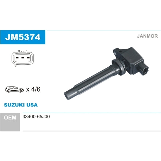 Janmor Ignition coil to suit Suzuki