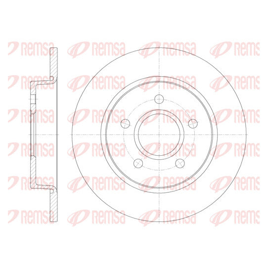 Remsa Brake Disc to suit Ford, VW