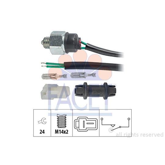 Facet Switch, reverse light to suit Ford, Mazda