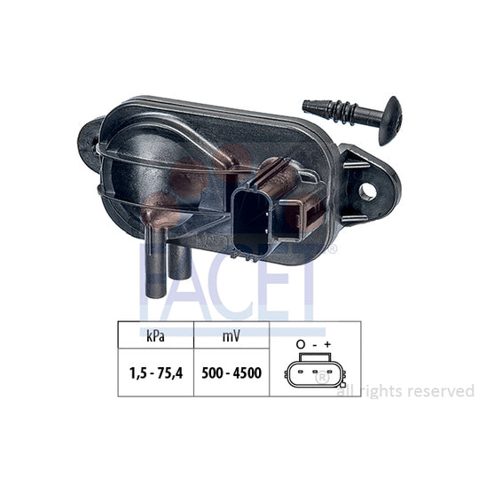 Facet Air Pressure Sensor, height adaptation to suit Ford, Mazda, Hitachi