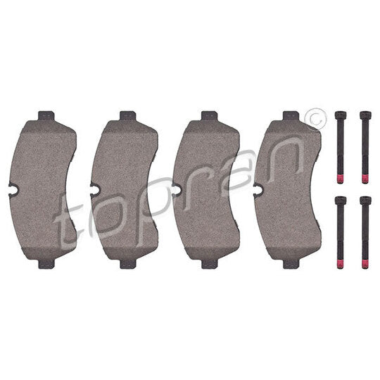 Topran Brake Pad Set, disc brake to suit VW, Mercedes-Benz