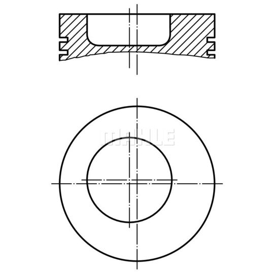 Kolbenschmidt Repair Set, piston/sleeve to suit Perkins