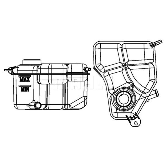 Mahle Expansion Tank, coolant to suit Ford