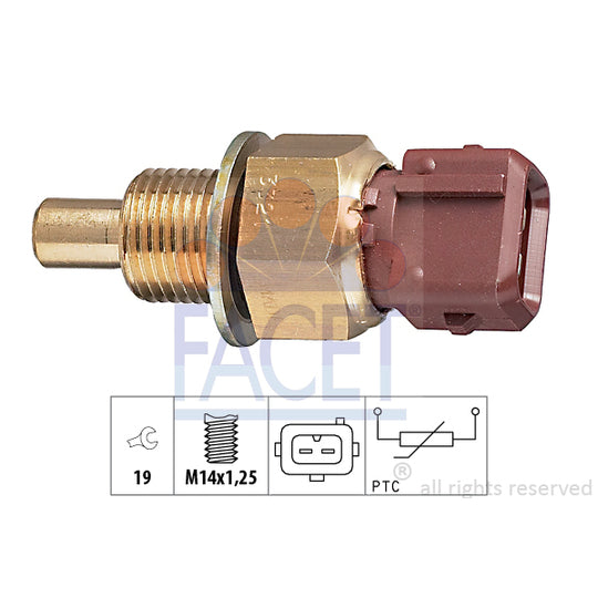 Facet 7.3321 Sensor, coolant temperature to suit Peugeot, Citroën