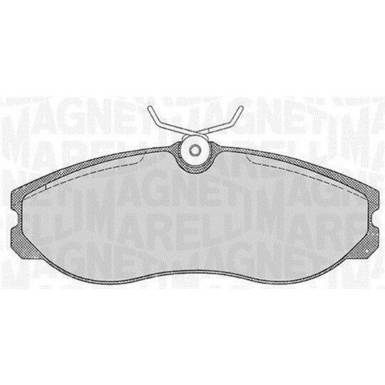 Magneti Marelli Brake Pad Set, disc brake to suit Ford, Nissan