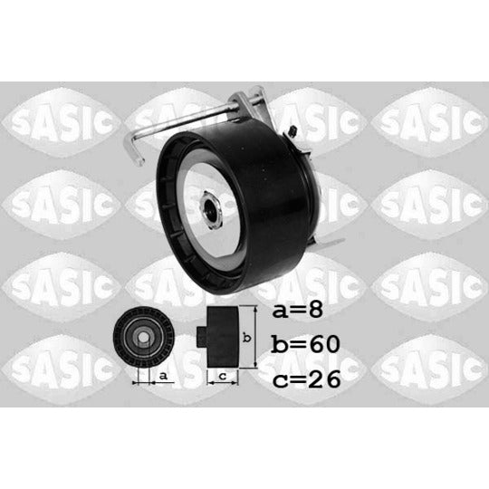 Sasic Tensioner Pulley, timing belt to suit Ford