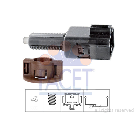 Facet 7.1211 Brake Light Switch to suit Toyota, Peugeot, Citroën