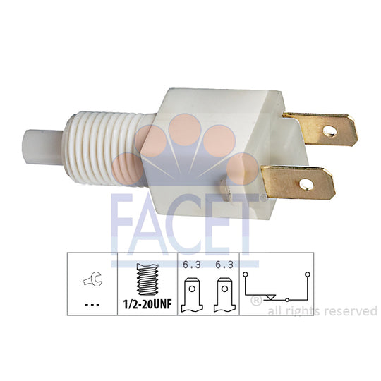 Facet 7.1034 Brake Light Switch to suit Land Rover, Rover