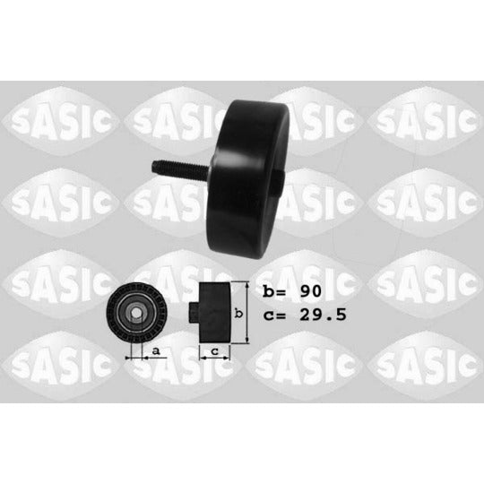 Sasic Deflection/Guide Pulley, v-ribbed belt to suit Ford