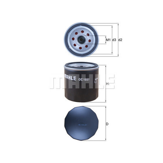 Knecht Oil filter to suit Ford, Mazda, Chrysler