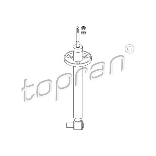 Topran Shock Absorber to suit Audi