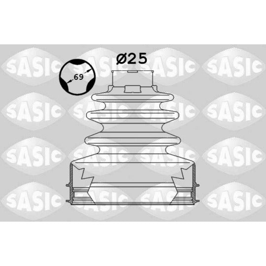Sasic Bellow Set, drive shaft to suit Ford, Mini