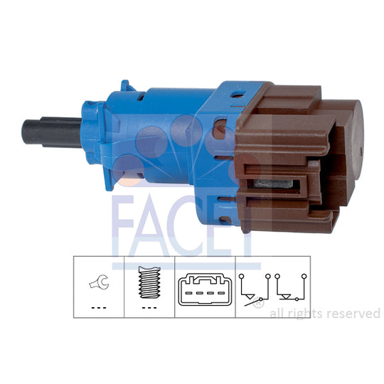 Facet 7.1247 Brake Light Switch to suit Ford, Peugeot, Citroën