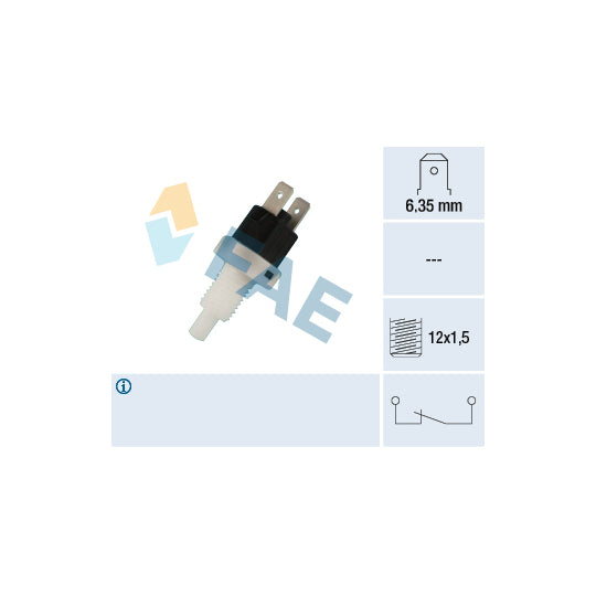 Fae 24200 Brake Light Switch to suit Opel, Rover, Saab