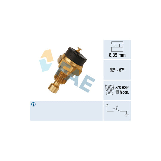 Fae 37650 Temperature Switch, radiator fan to suit Daihatsu