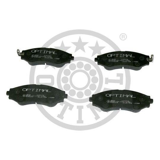 Optimal Brake Pad Set, disc brake to suit Daewoo