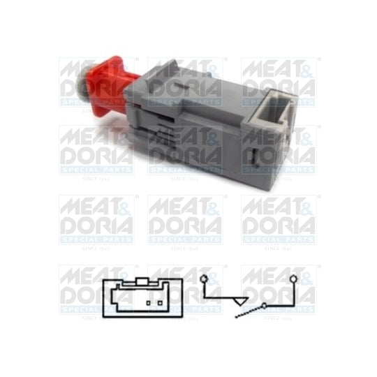 Meat & Doria 35066 Brake Light Switch to suit Fiat, Chevrolet, Suzuki