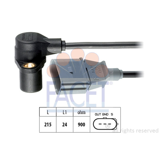 Facet Pulse Sensor, flywheel to suit Audi, VW, Seat