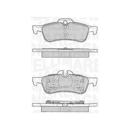 Magneti Marelli Brake Pad Set, disc brake to suit BMW, Mini