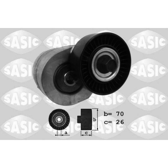 Sasic Belt Tensioner, v-ribbed belt to suit Ford