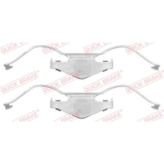 Quick Brake Brake pad fitting set