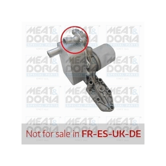 Meat & Doria Oil Cooler, engine oil to suit Ford