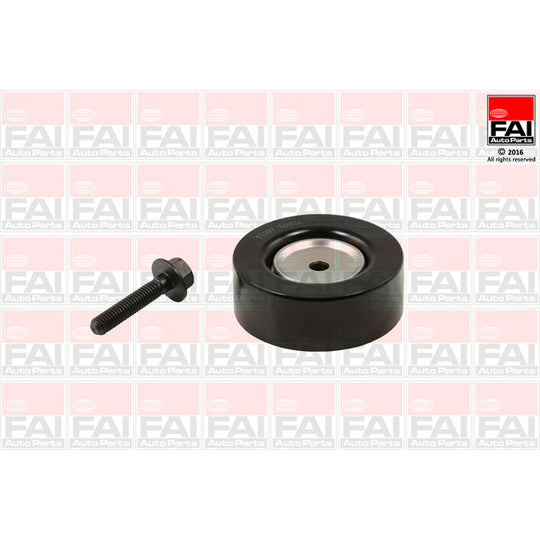 Fai Autoparts Deflection/Guide Pulley, V-ribbed belt to suit Ford, Mazda