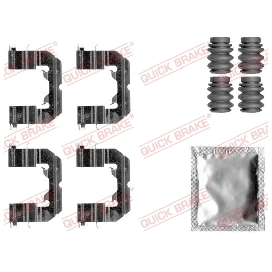 Quick Brake Accessory Kit, disc brake pad