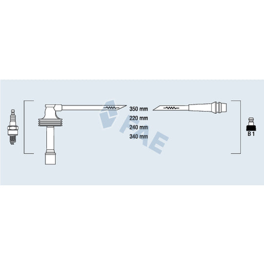 Fae Ignition Cable Kit to suit Renault, Volvo