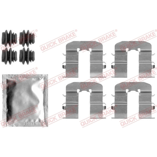 Quick Brake Brake pad fitting set