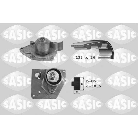 Sasic Water Pump & Timing Belt Set to suit Nissan, Renault, Suzuki