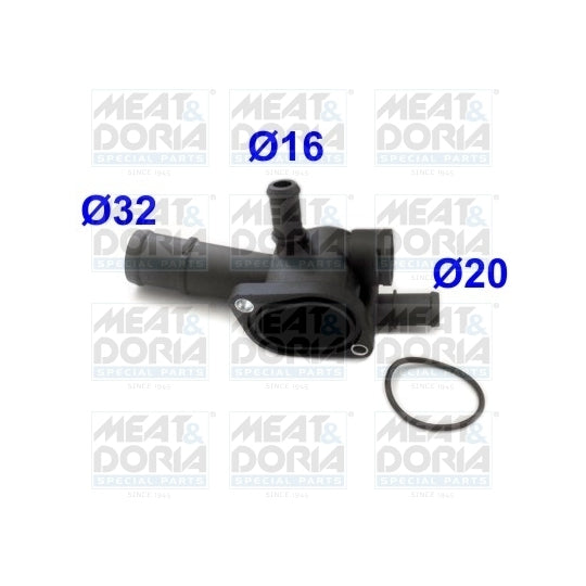 Meat & Doria Coolant Flange to suit Ford, Audi, VW