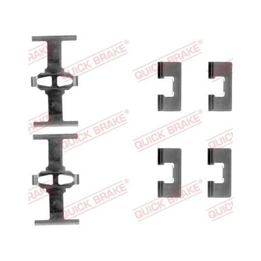 Quick Brake Brake pad fitting set