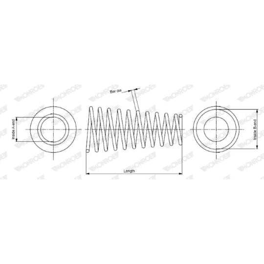Monroe Coil Spring to suit Ford