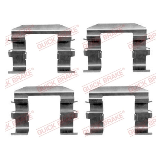Quick Brake Brake pad fitting set