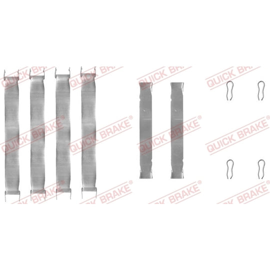 Quick Brake Brake pad fitting set
