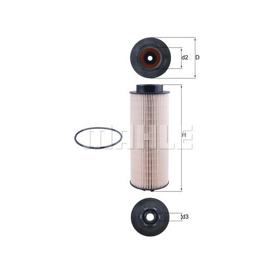 Knecht KX 261D Fuel filter to suit Renault, Daf