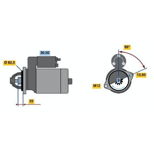 Bosch Starter to suit Opel, Vauxhall
